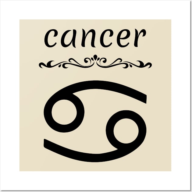 Cancer zodiac sign Wall Art by Iskapa